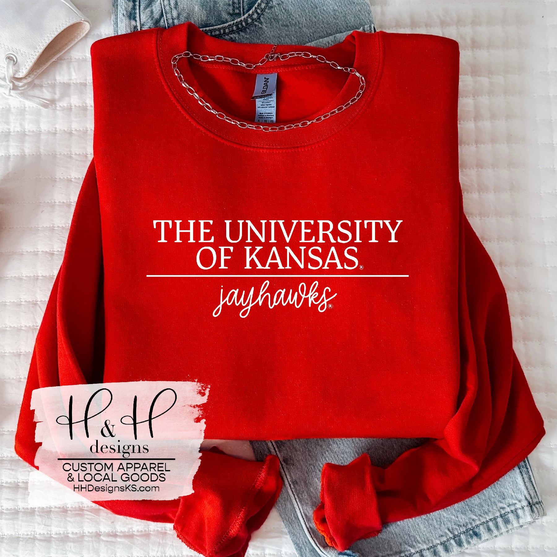 The University of Kansas Jayhawks Classic Type ~ Licensed Apparel ~ HH ...