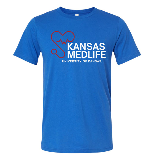 Kansas Medlife Red and White ~ KU Medlife Licensed Apparel ~ HHKU142