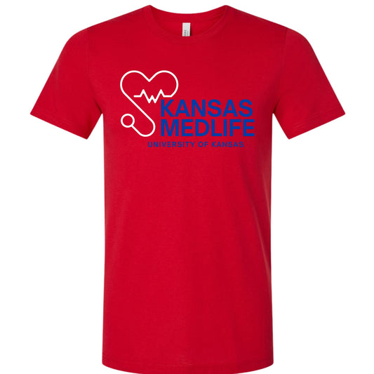 Kansas Medlife Blue and White ~ KU Medlife Licensed Apparel ~ HHKU143