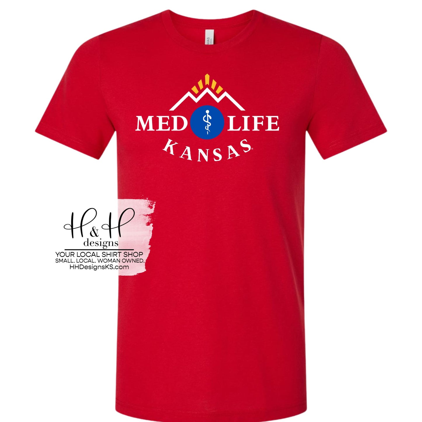 Medlife Kansas for Red~ KU Medlife Licensed Apparel ~ HHKU146