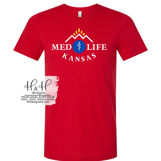 Medlife Kansas for Red~ KU Medlife Licensed Apparel ~ HHKU146