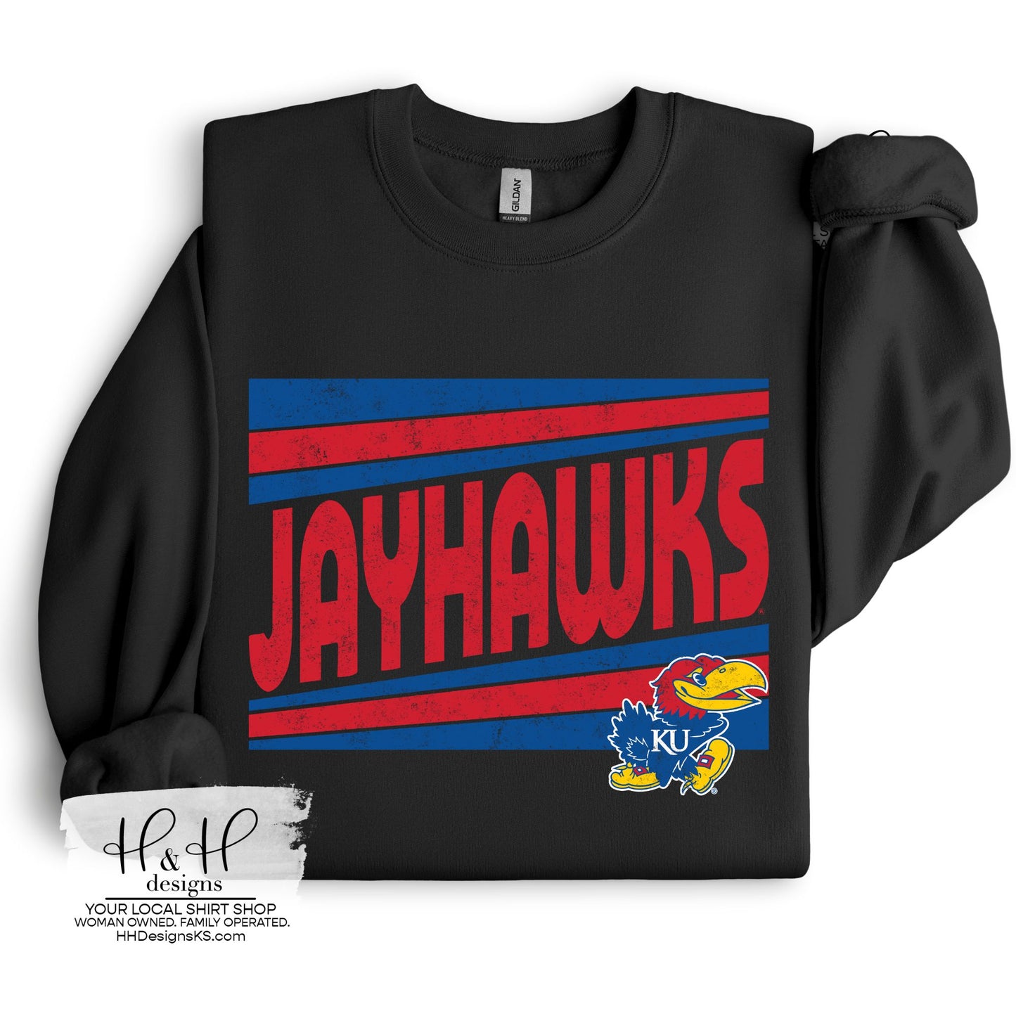 Jayhawks Triple Triangle ~ Licensed Apparel ~ HHKU157