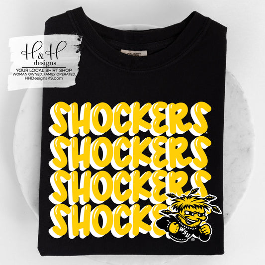 Shockers Doodle Stack ~ Licensed Apparel ~ HHWSU106