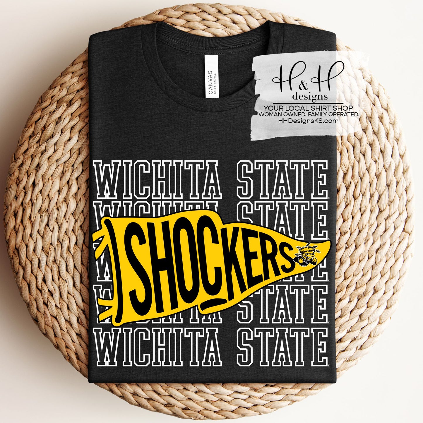 Shockers Pennant Stack  ~ Licensed Apparel ~ HHWSU108
