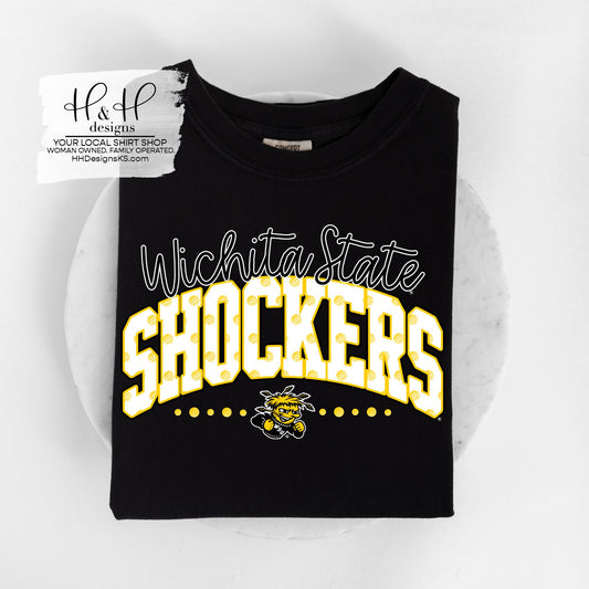 Wichita State Shockers Polka Dot Arch ~ Licensed Apparel ~ HHWSU139