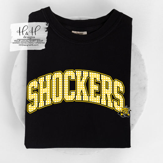 Shockers Plaid Arch ~ Licensed Apparel ~ HHWSU141