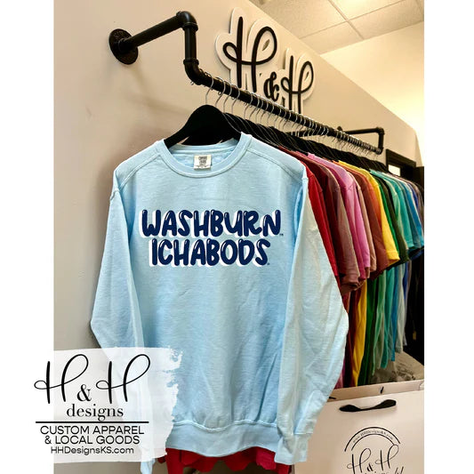 Washburn Retro Doodle ~ Licensed Apparel ~ HHWU146