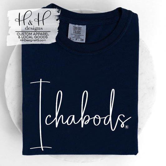 Ichabods Swirly Script ~ Licensed Apparel ~ HHWU164