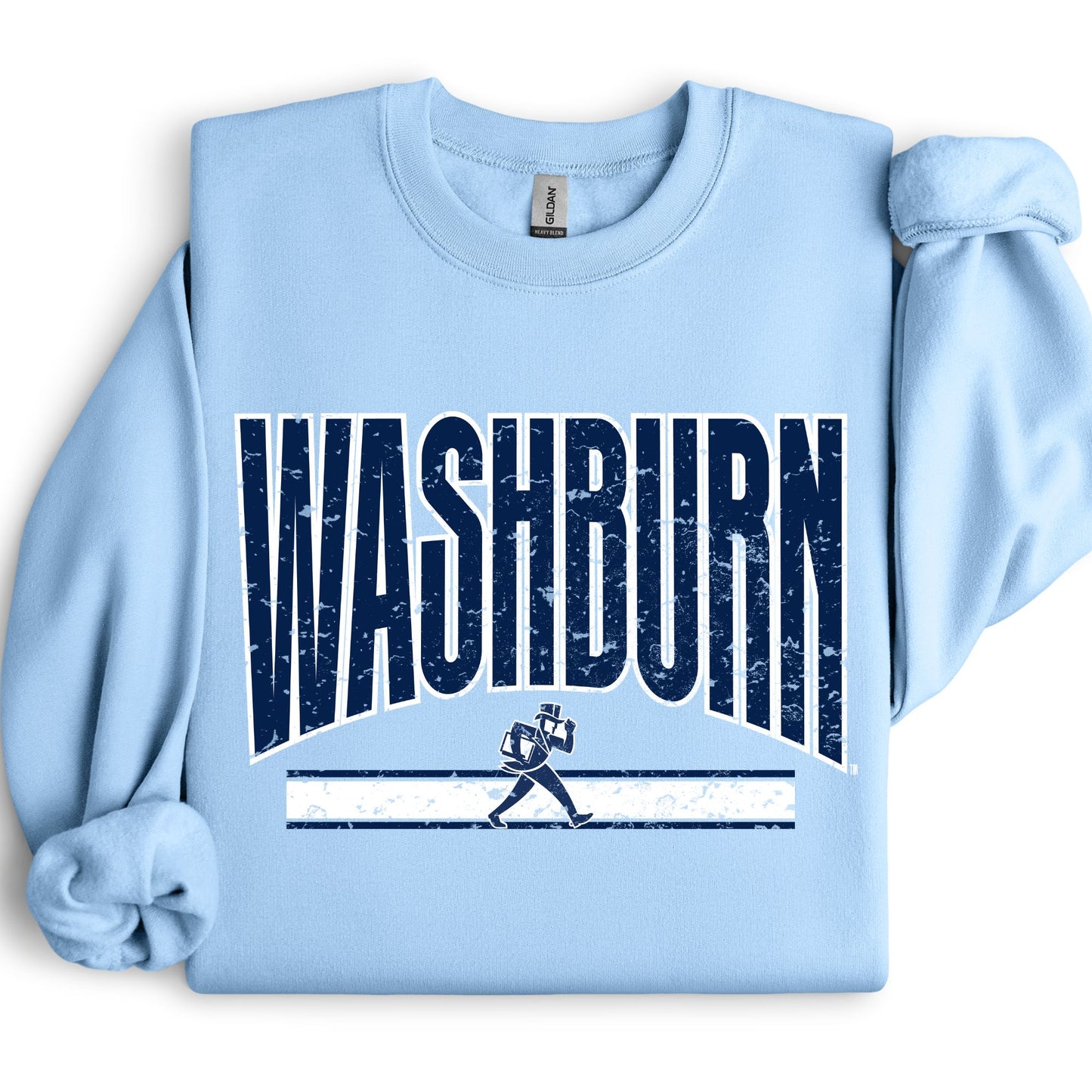 Washburn Distressed Warp ~ Licensed Apparel ~ HHWU196