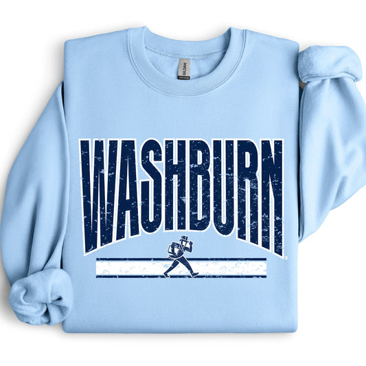 Washburn Distressed Warp ~ Licensed Apparel ~ HHWU196