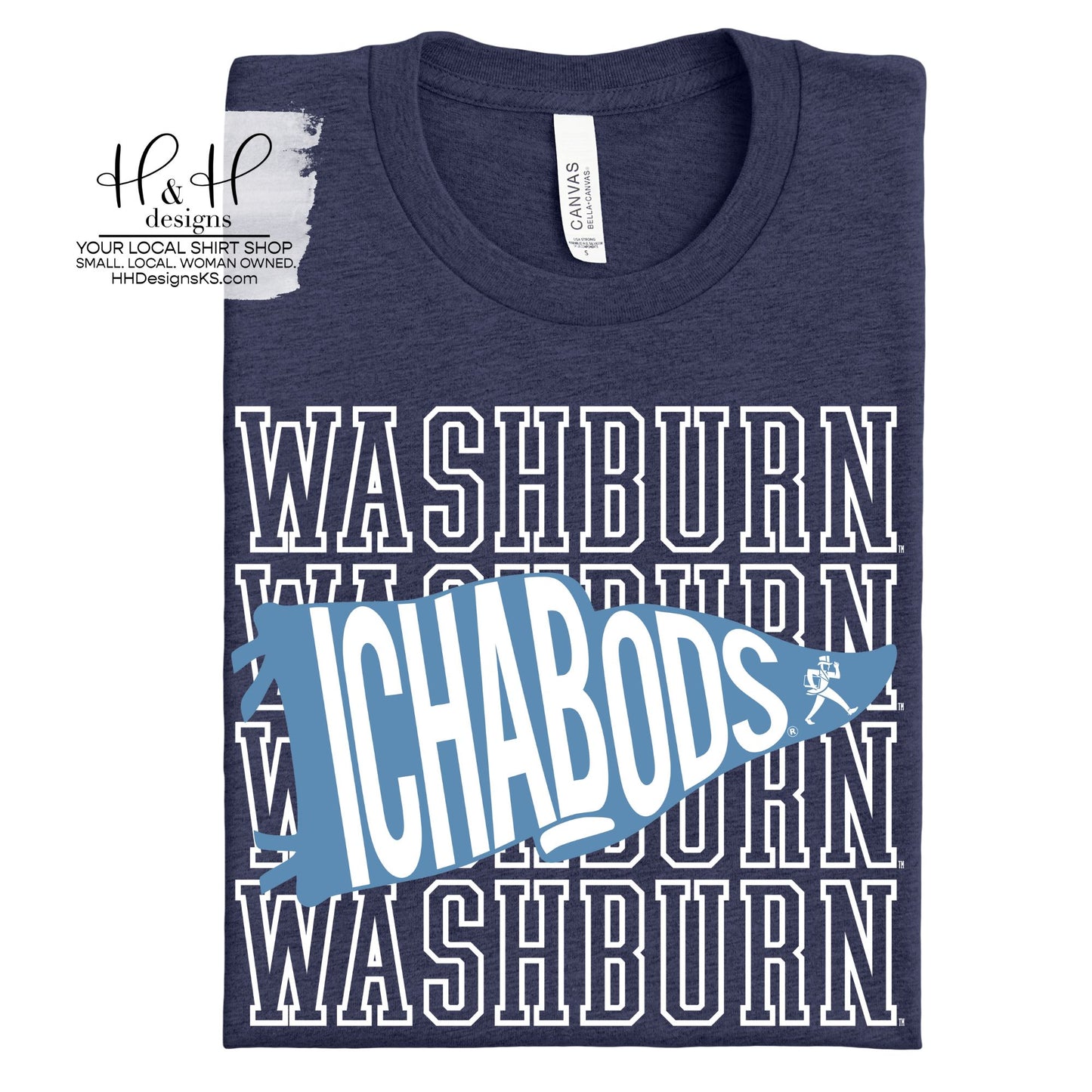 Washburn Ichabods Pennant Stack~ Licensed Apparel ~ HHWU197