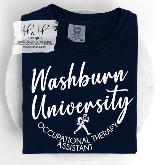 Washburn University Occupational Therapy Assistant Classic Round~ Licensed Apparel ~ HHWU233