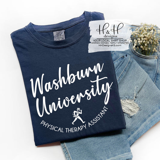 Washburn University Physical Therapy Assistant Classic Round ~ Licensed Apparel ~ HHWU234