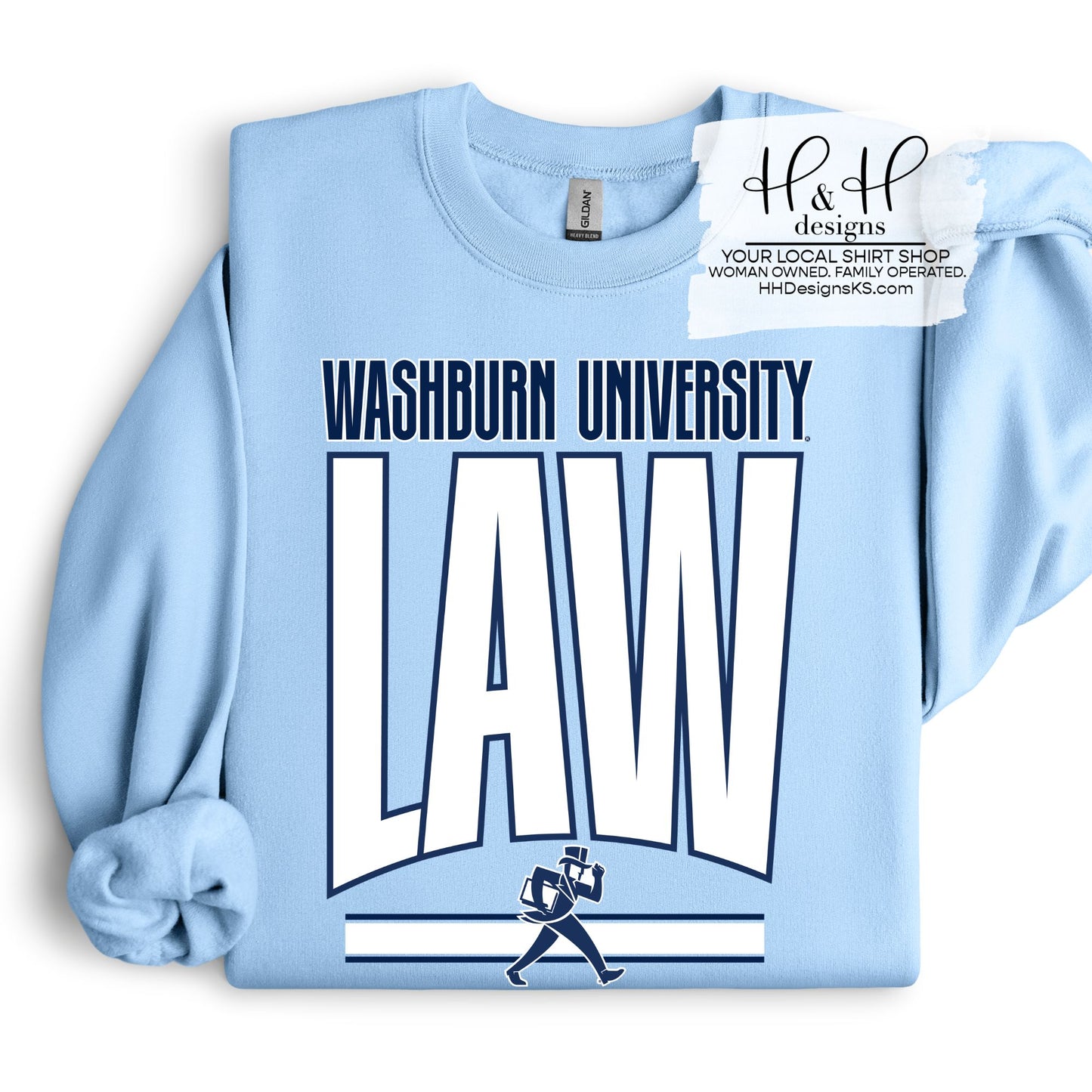 Washburn University Law Warp ~ Licensed Apparel ~ HHWU241