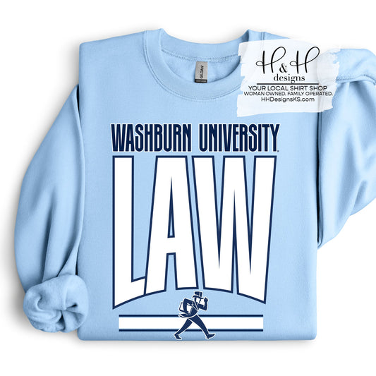 Washburn University Law Warp ~ Licensed Apparel ~ HHWU241