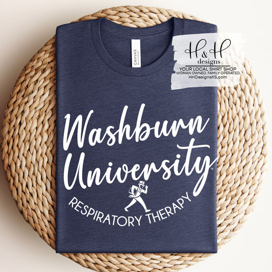 Washburn University Respiratory  Therapy Classic Round ~ Licensed Apparel ~ HHWU243