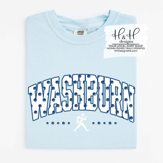 Washburn Polka Dot Arch with Ichabod ~ Licensed Apparel ~ HHWU250
