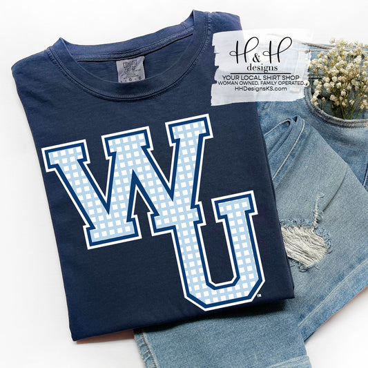 WU Plaid Arch  ~ Licensed Apparel ~ HHWU254