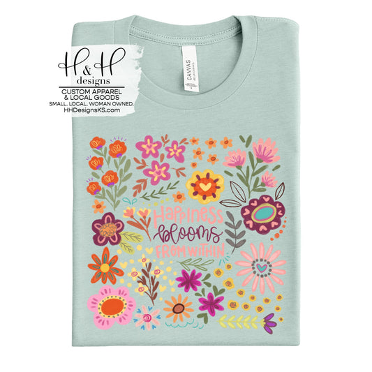 Happiness Blooms From Within