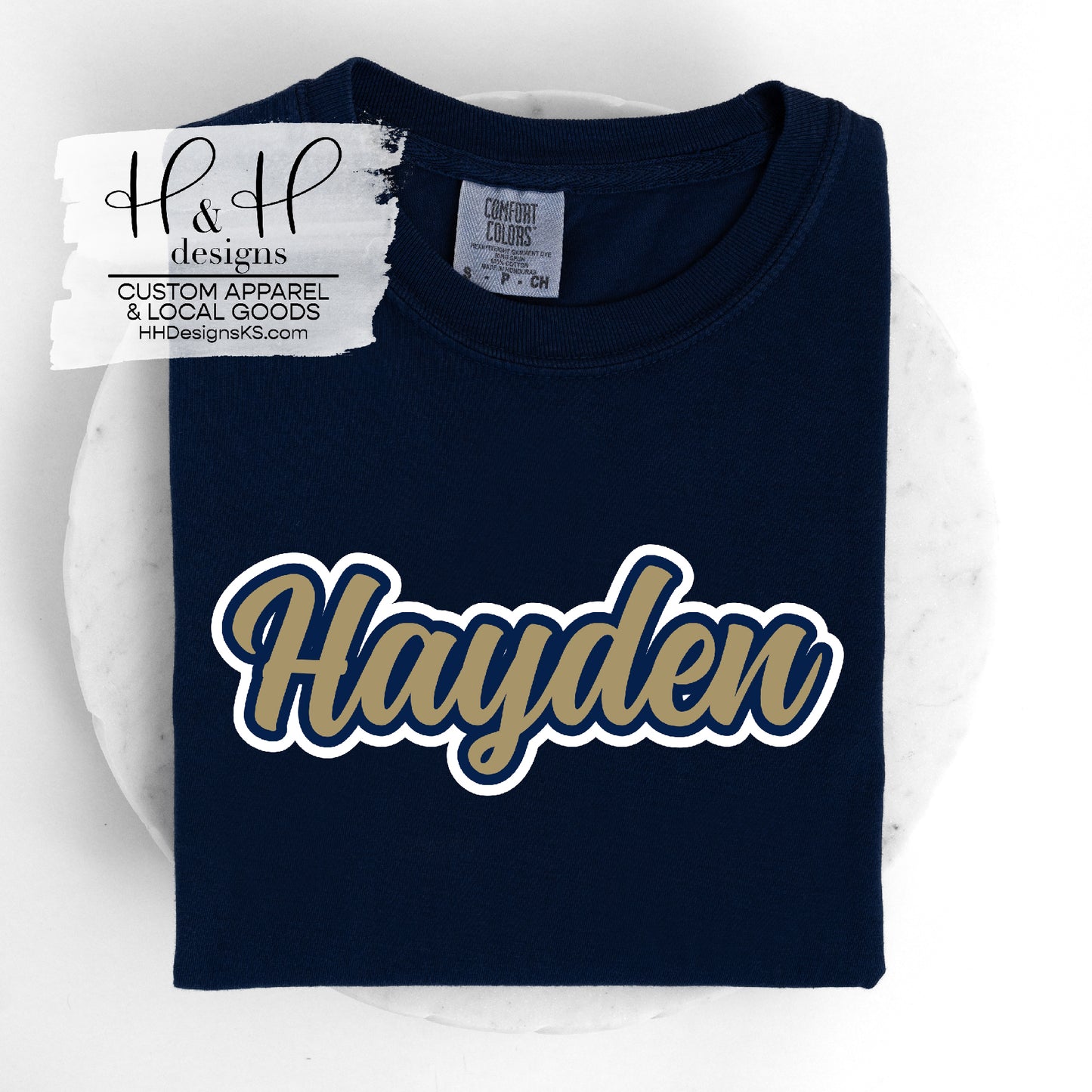 Hayden Double Outline Script
