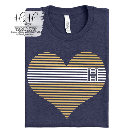 Hayden Lined Heart