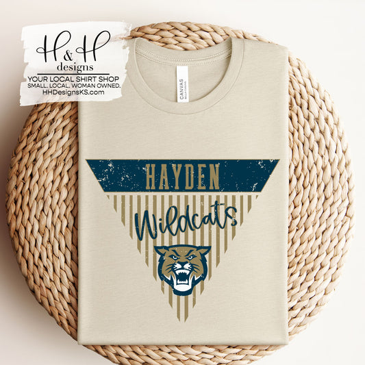 Hayden Striped Pennants ~ HH114