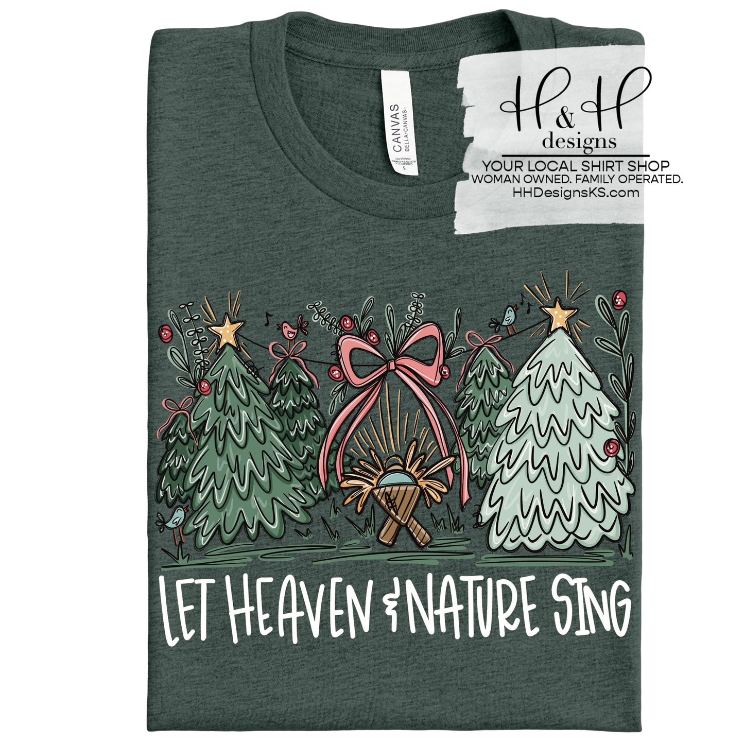 Heaven and Nature Sing Nativity Trees