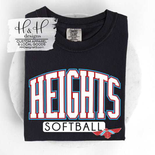 Heights Softball Arch - Shawnee Heights Softball