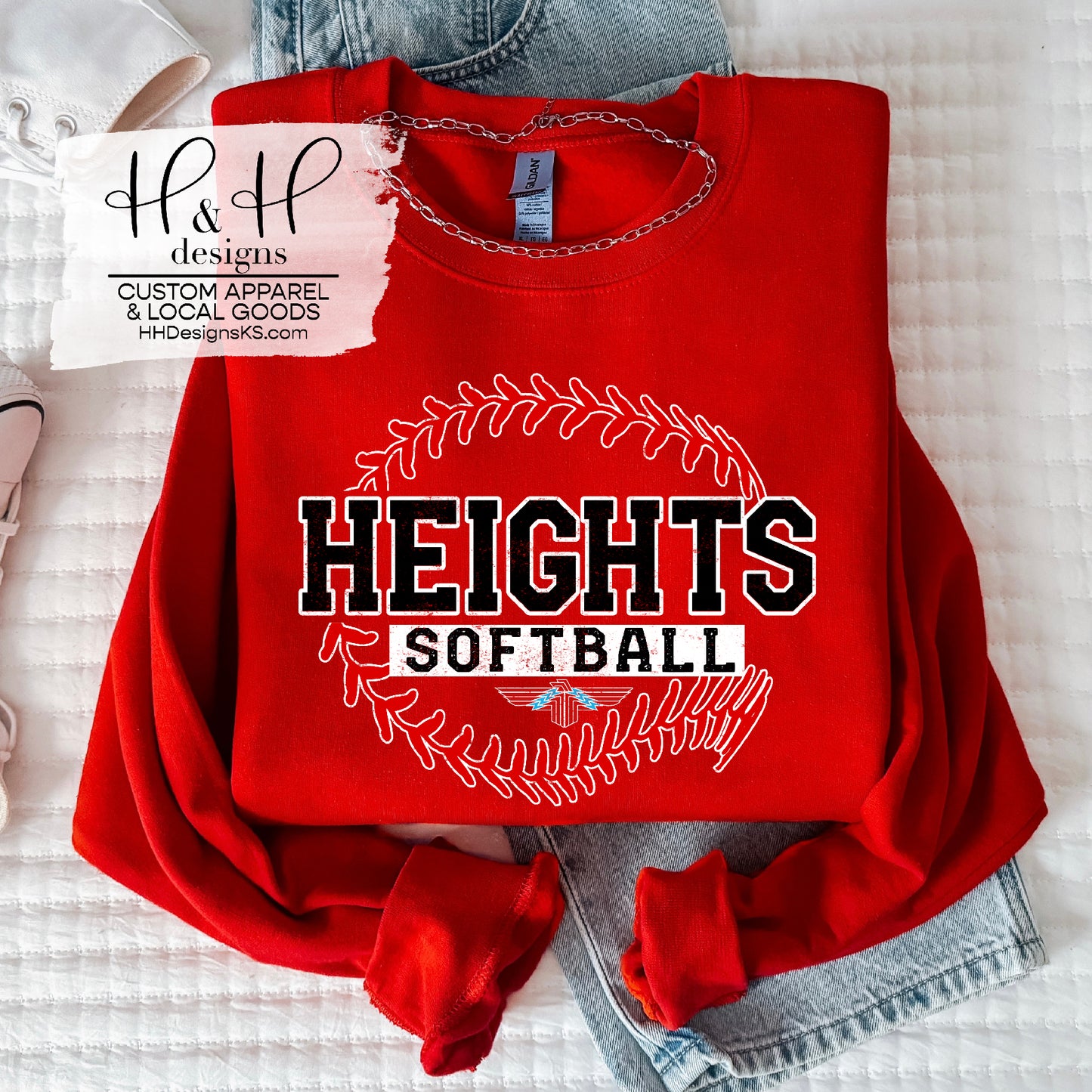 Heights Softball Round  Seam - Shawnee Heights Softball
