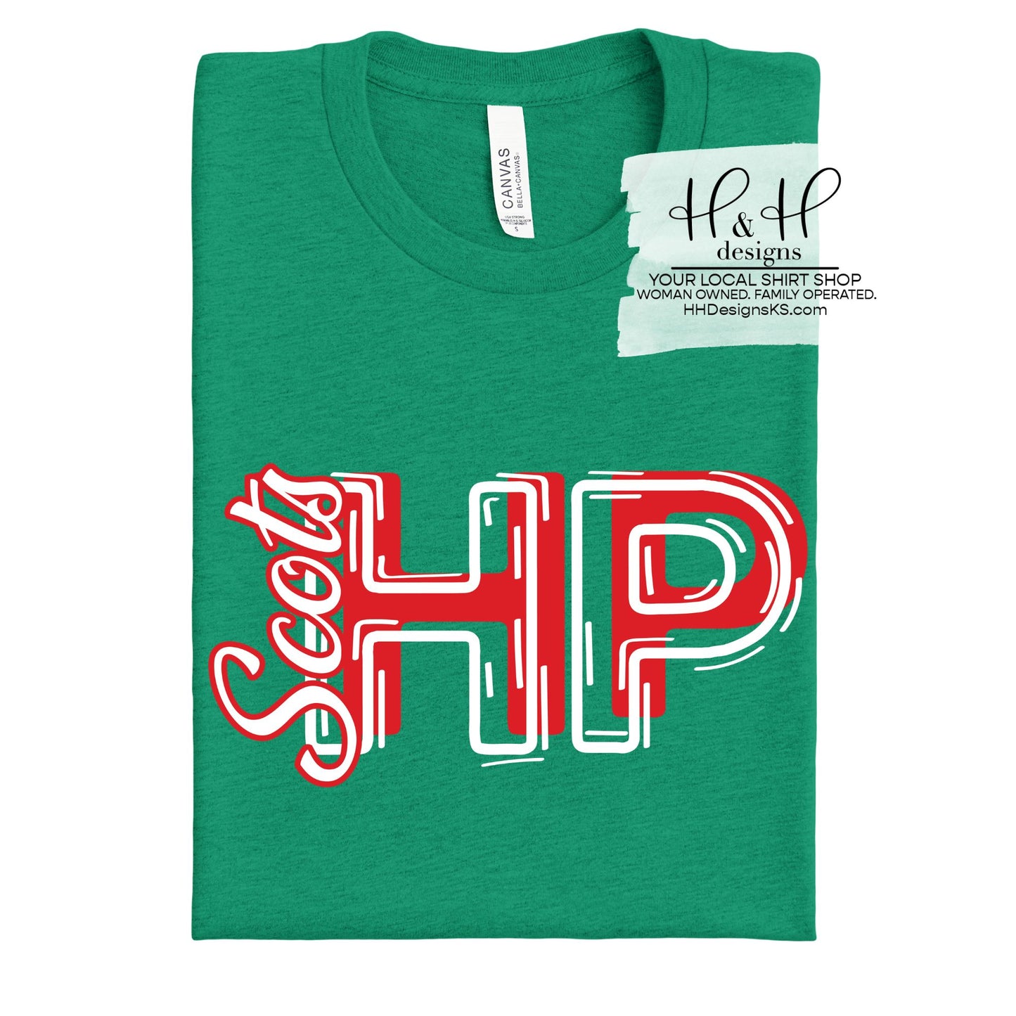 Highland Park Scots Sketch Initials ~ HH826