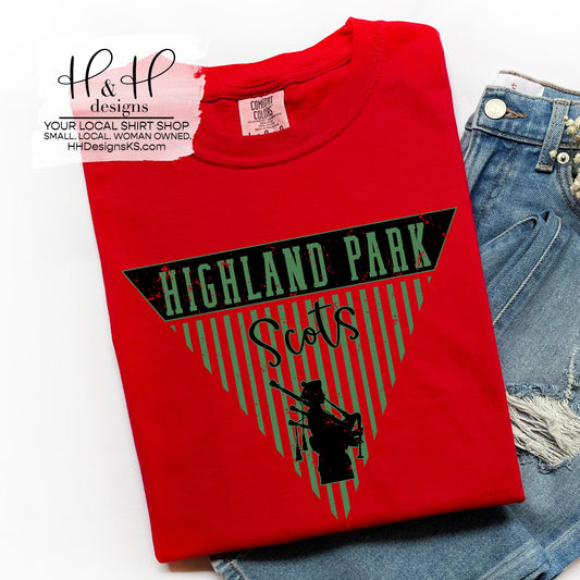 Highland Park Striped Pennants ~ HH125