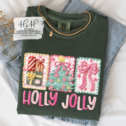 Holly Jolly Faux Yarn ~ Christmas Collection