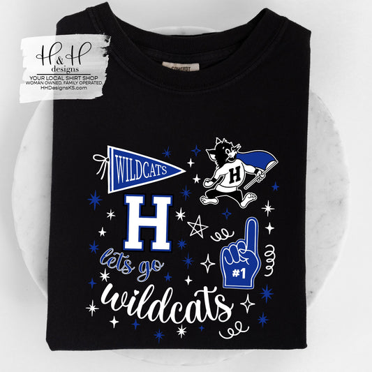 Holton Wildcats Game Day Spirit ~ HH251