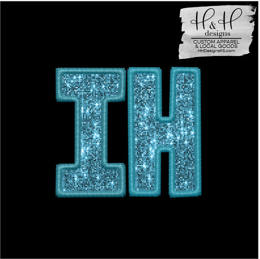 IH Faux Glitter Embroidery - Indian Hills PTO Fundraiser