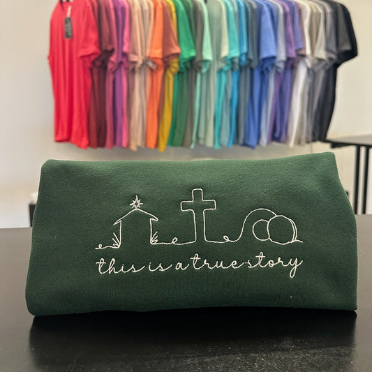 This is a true story ~ Embroidery