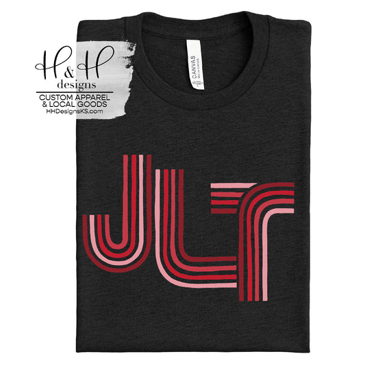 JLT Lined Initials ~ Junior League Topeka