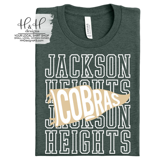 Jackson Heights Cobras Pennant Stack
