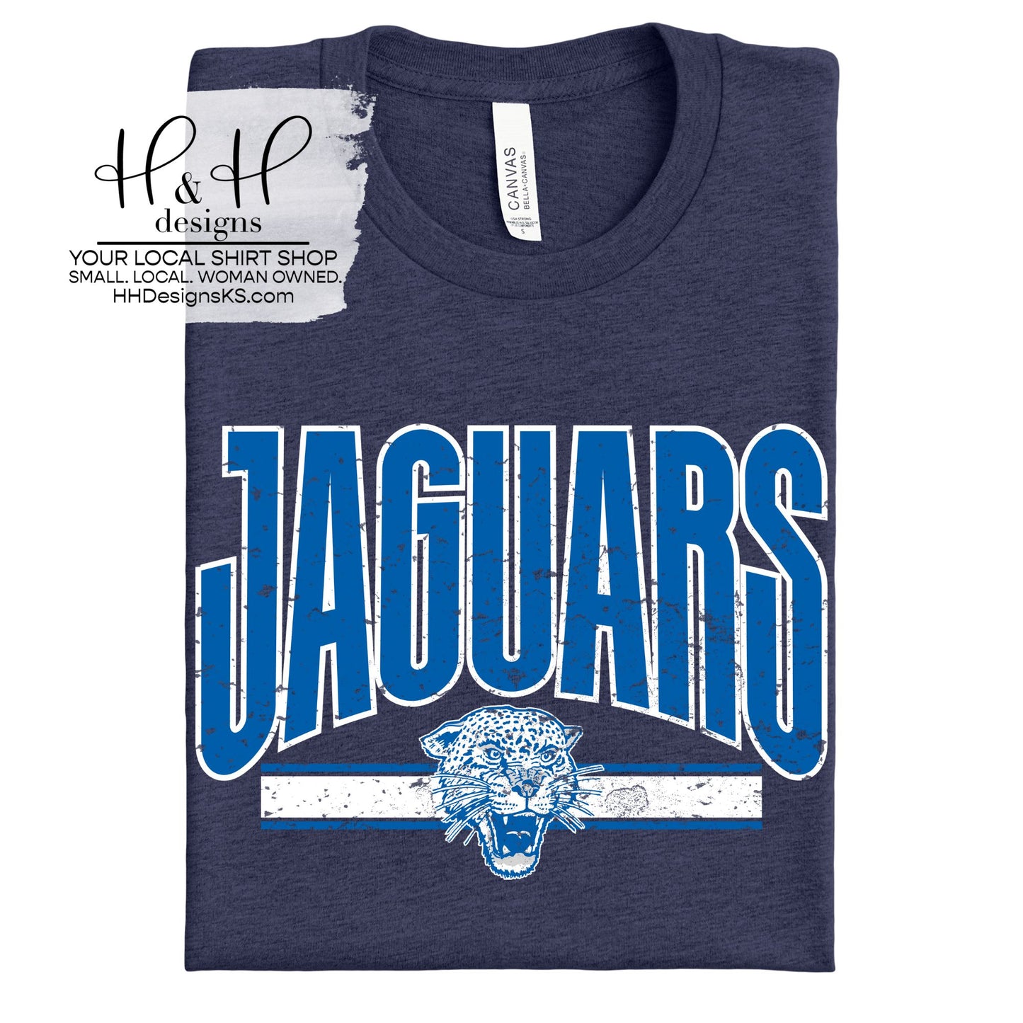 Jaguars Distressed Warp ~ Pauline PTO Fundraiser 2025