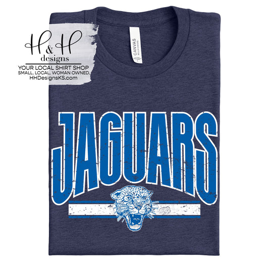 Jaguars Distressed Warp ~ Pauline PTO Fundraiser 2025