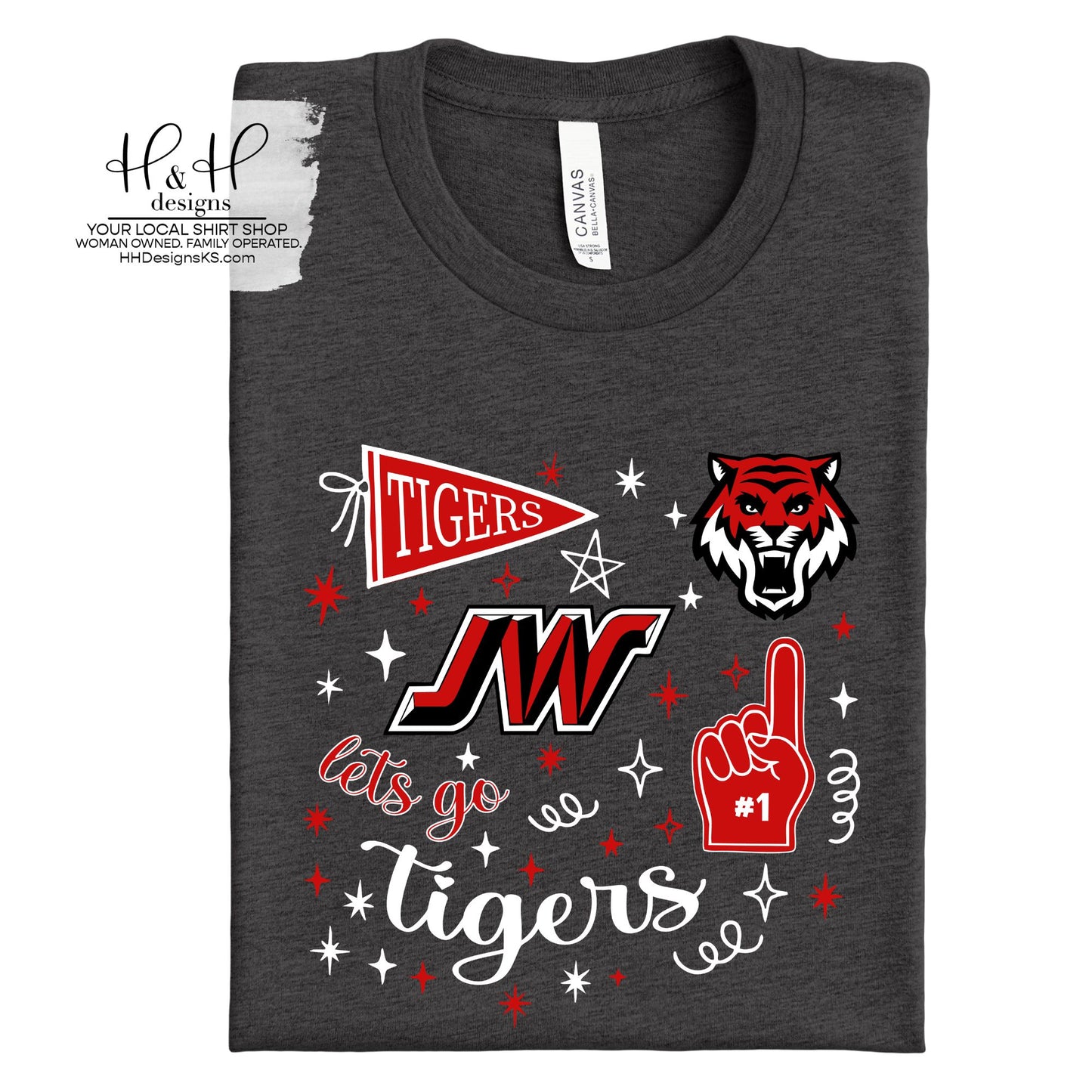 Jeff West Tigers Game Day Spirit ~ HH256