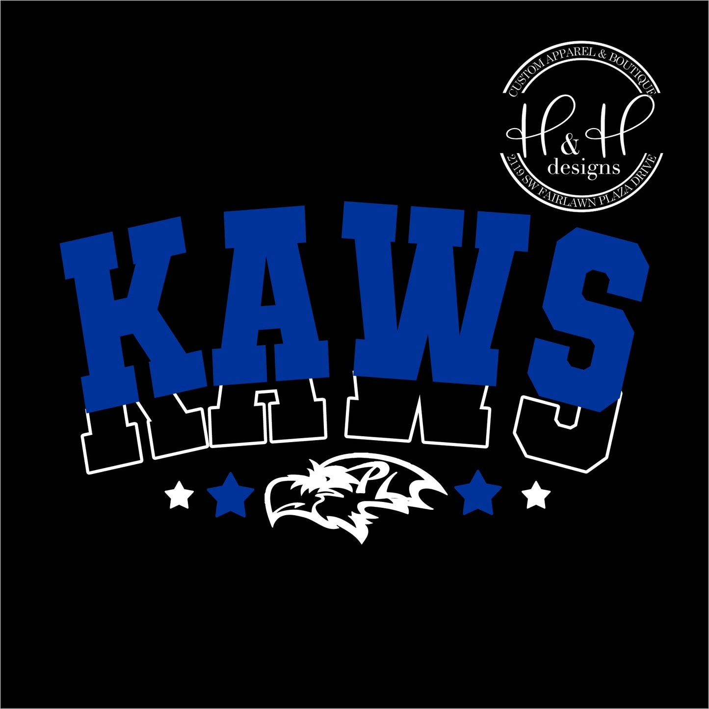KAWS Double Hallow Block - Kaws Jr Football Fundraiser