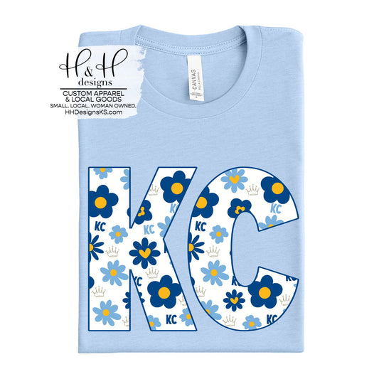 KC Blue Daisy Block