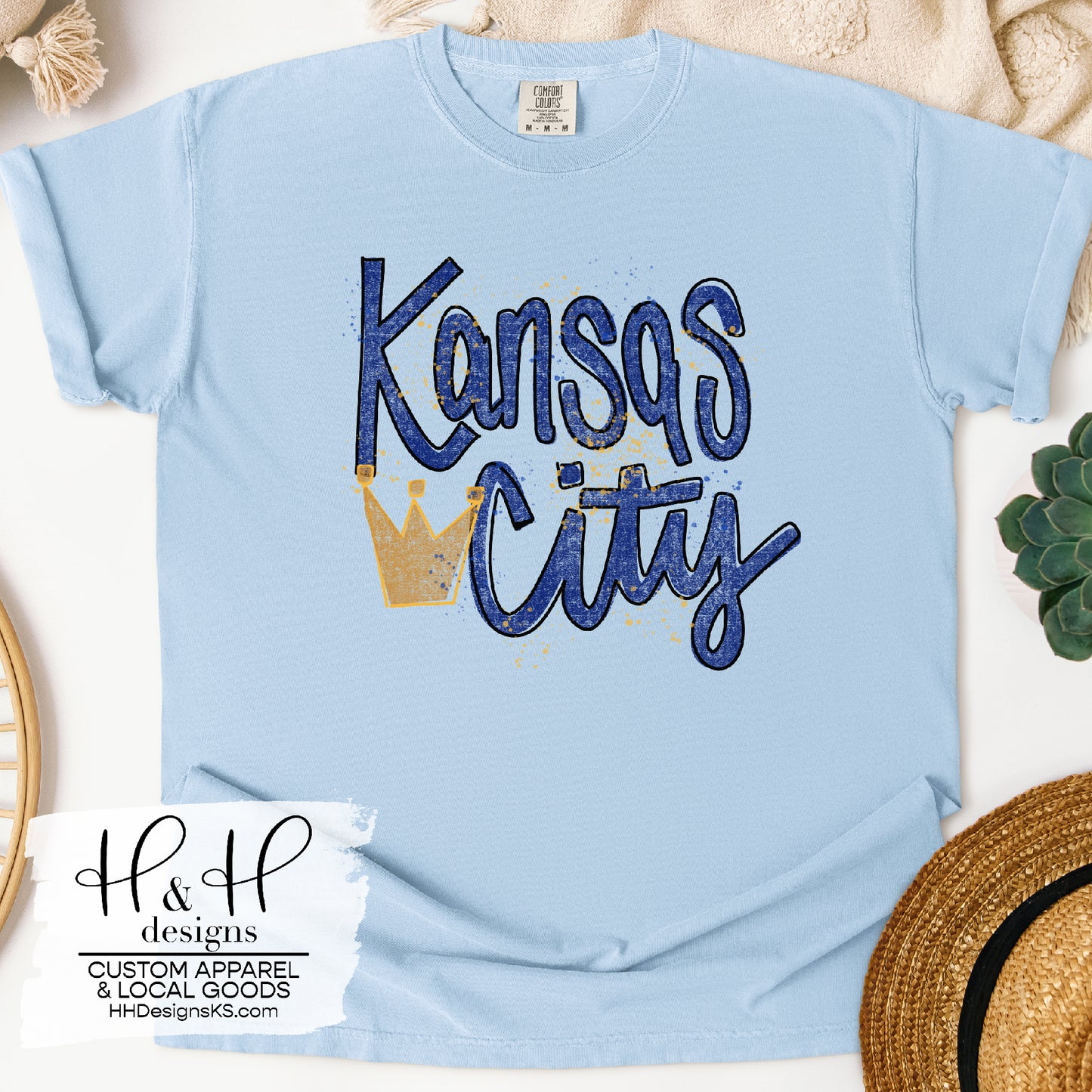 Kansas City Crown Paint Splatter