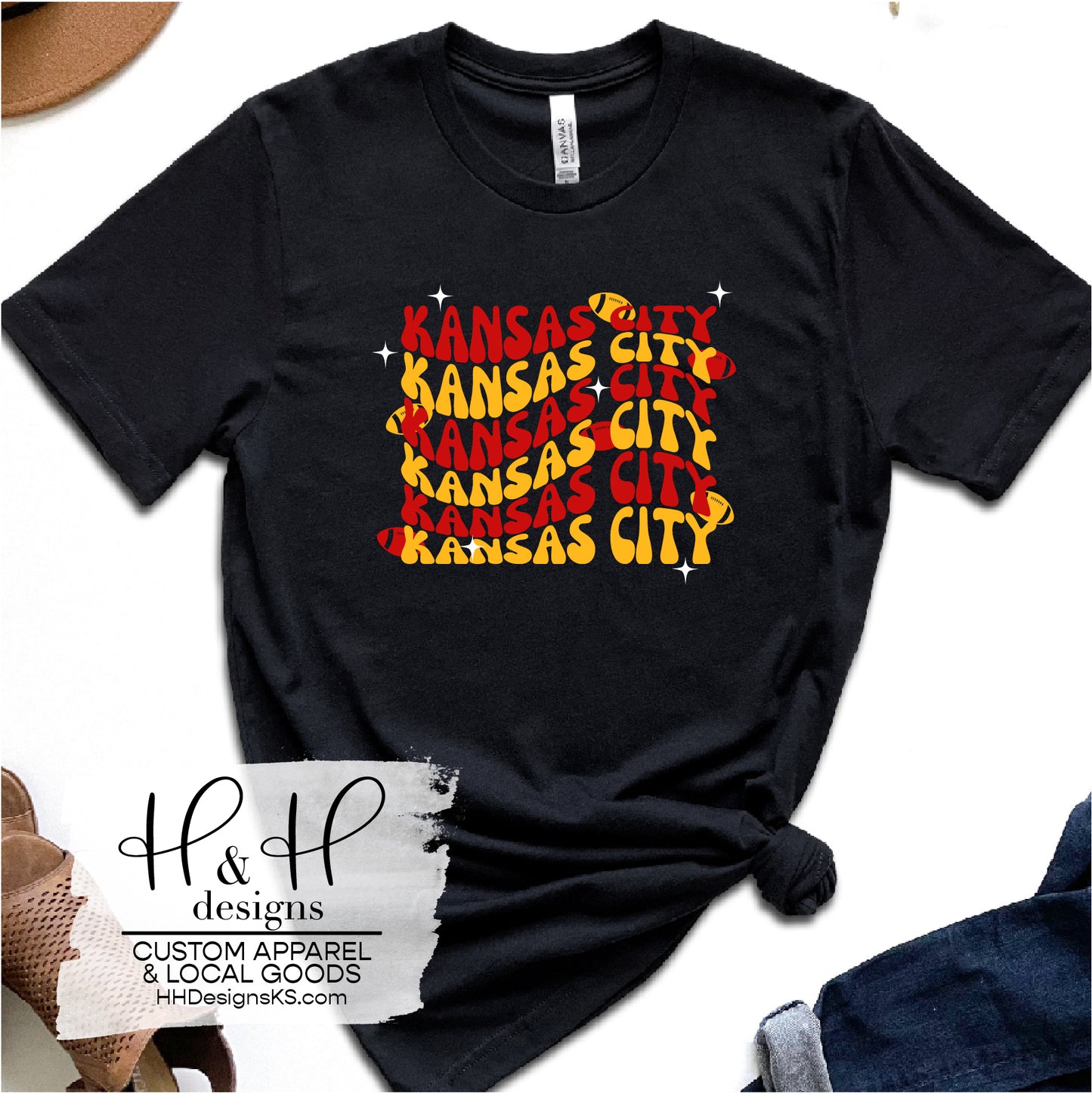 Kansas City Retro Wavy