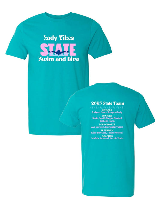 Lady Vikes STATE Swim 2025