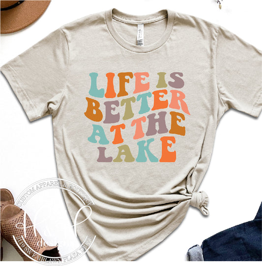 Life is Better at the Lake Retro