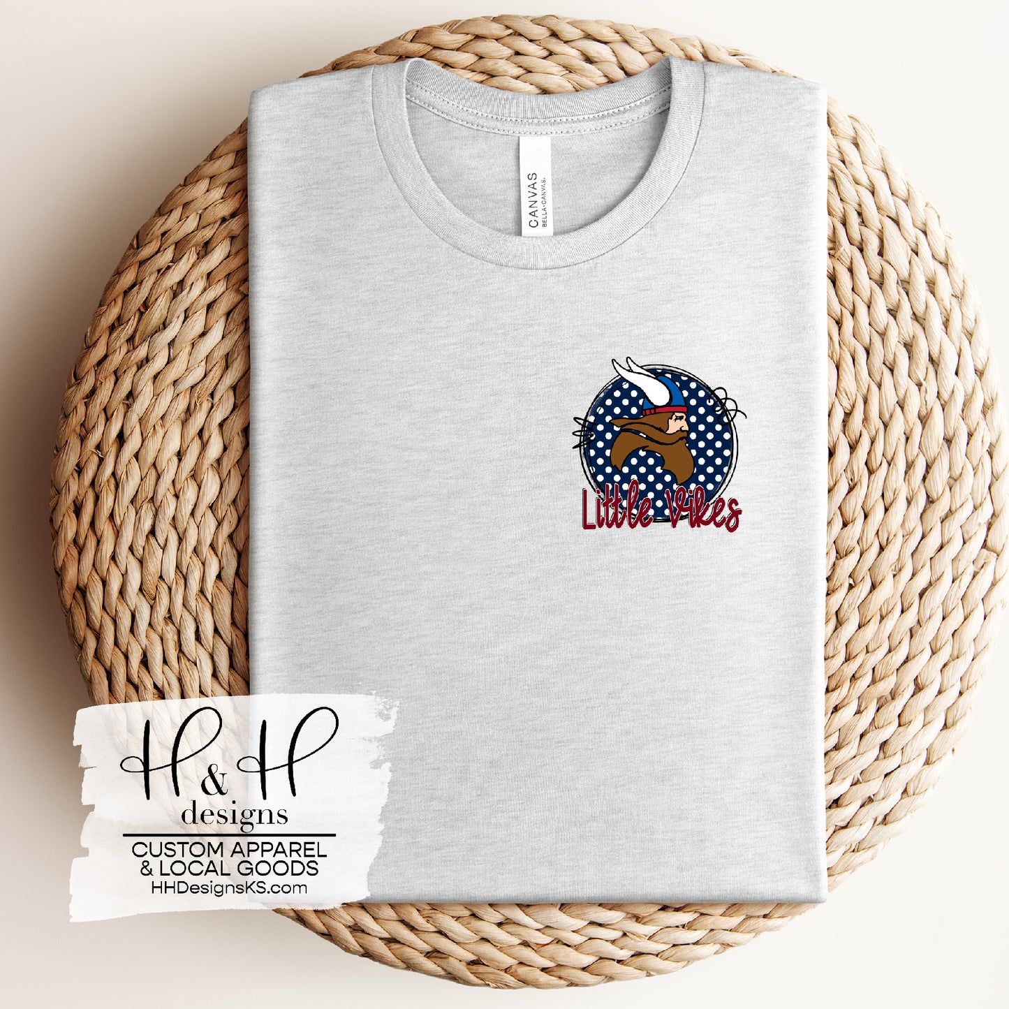 Design 2 ~ Little Vikes Polka Dot Circle ~ Mathes Fundraiser Fall 2024