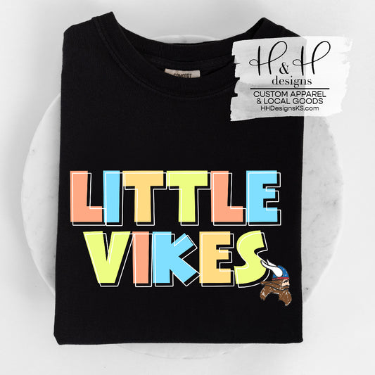 Little Vikes rainbow doodle ~ Mathes Early Learning Center Fundraiser 2025