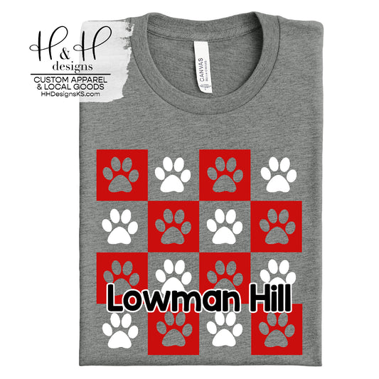 Lowman Hill Pawprint Block ~ Lowman Hill 2024 Fundraiser