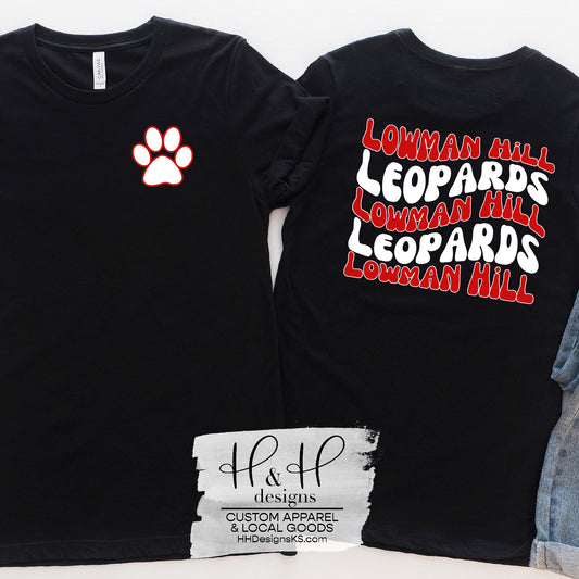 Lowman Hill Retro Wavy with Pocket Mascot ~ Lowman Hill 2024 Fundraiser